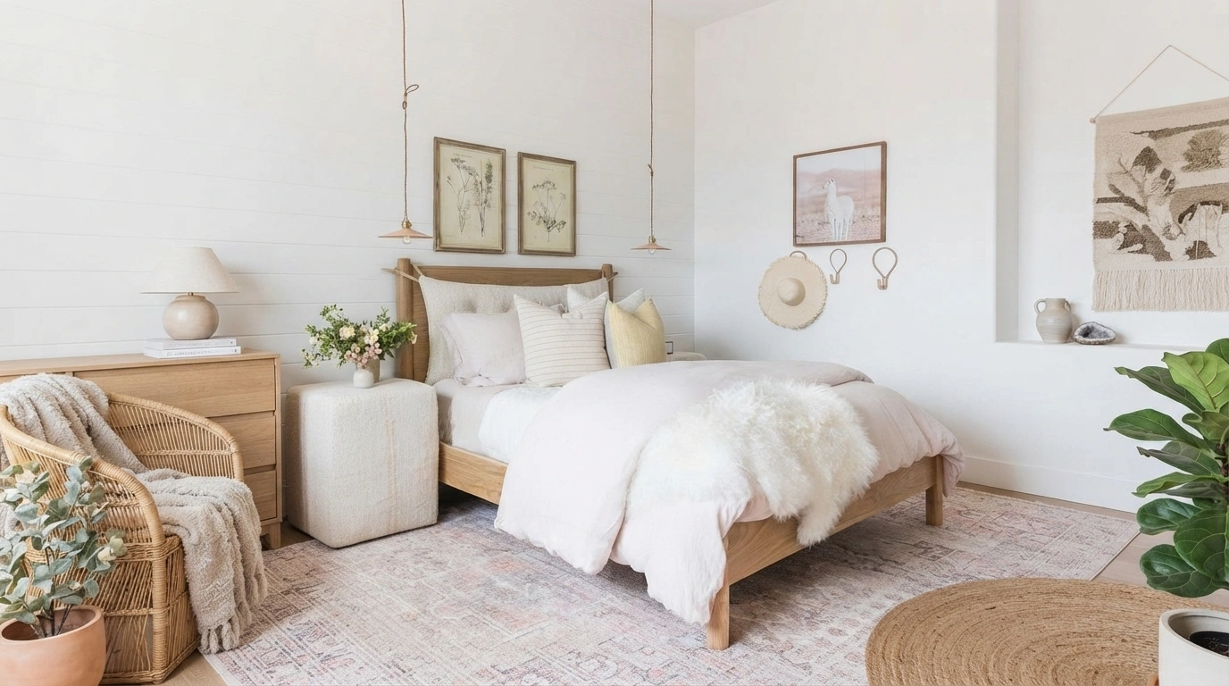A furnished bedroom at Coombe Vale